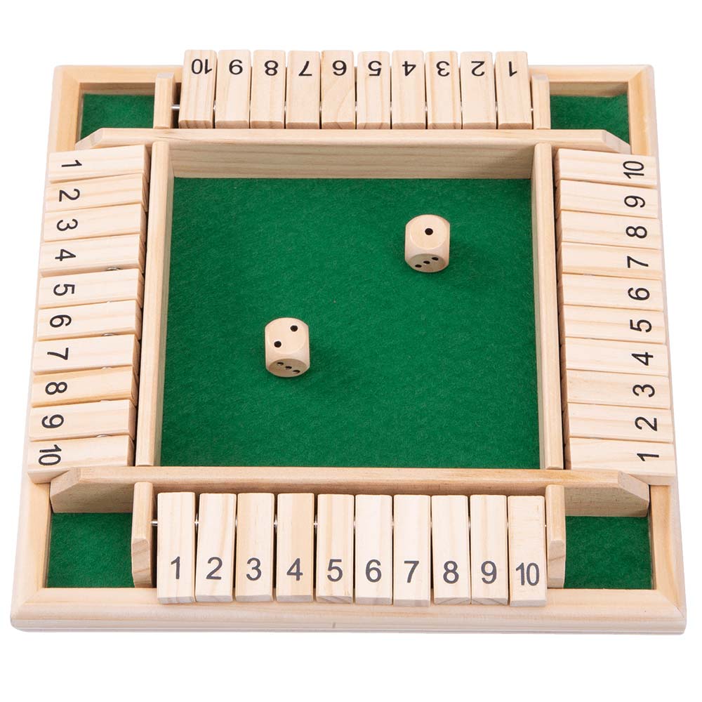 4-Player Shut the Box Game